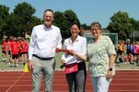 Übergabe Förderbescheid Land an Stand