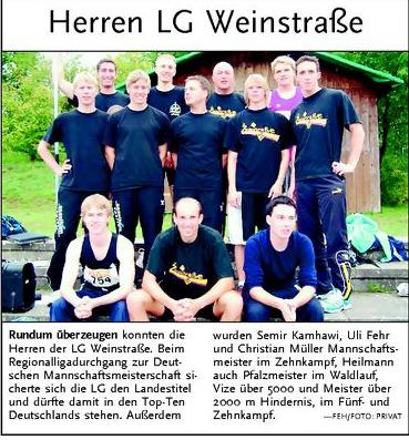 LG Mannschaft Herren 2006